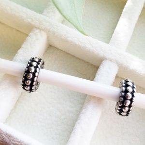 Set of 2 PANDORA SPACER BEADS